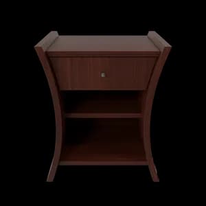 Bedside Table African Cherry